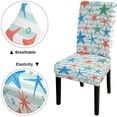 thumbnail image 3 of Parson Chair Covers Stretch Washable Plaid Spring Wildflowers Dining Chair Slipcovers Pink Spandex Removable Chair Protectors Covers for Banquet Ceremony Wedding,Set of 4, 3 of 6