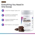 thumbnail image 4 of Livingood Daily Collagen Peptides Powder Chocolate, 30 Servings - 4in1 Grass Fed Hydrolyzed Collagen Powder with Multi Vitamins, 4 of 7