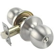 thumbnail image 1 of Jessar - Entrance Door Handle with Lock, Silver, 1 of 1
