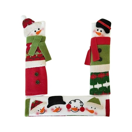 

Easter Decorations Basket Suffers Toys Gifts Door Oven Snowman Kitchen Cover Microwave Refrigerator Door Handle Christmas Protective Gloves Gloves Handle Door Christmas Easter Decor