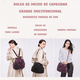 thumbnail image 3 of Mochila Bolso Mujer Multifuncional Con Usb MORADO Bloosom, 3 of 3