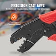 thumbnail image 4 of Crimping Tool Set, AWG 22-10 Ratchet Wire Crimper with Wire Stripper & 210 Heat Shrink Tubes - Labor-Saving Electrical Connectors Crimper Pliers, 4 of 5