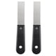 thumbnail image 1 of Raspador de masilla de acero inoxidable Uxcell de 1" con mango negro 2Pcs, 1 of 5