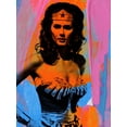 thumbnail image 4 of Stephen Chambers 25x32 Black Ornate Wood Framed With Double Matting Wall Art Titled - Wonderwoman Brightcolors, 4 of 6
