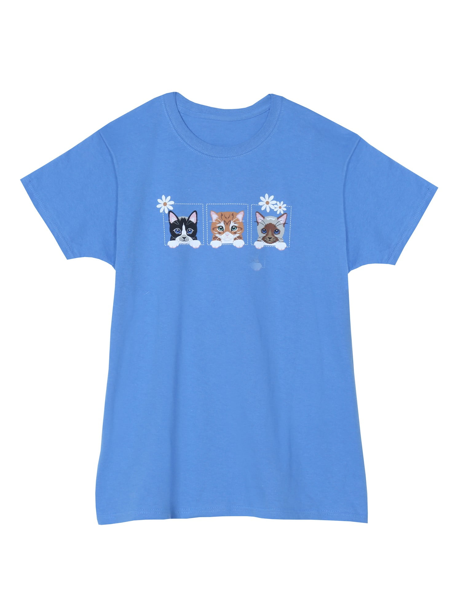 Morning Sun Morning Sun Women's Cat Trio TShirt Ladies Cut Tee