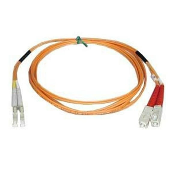 Duplex Fibre Channel Patch Cable 9.84ft 2 x LC  2 x SC Patch Cable Multimode Orange