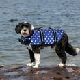 thumbnail image 4 of Leesechin Dog Life Jacket High Buoyancy, Reflective Adjustable Dog Life Vest for Swimming Boating with Rescue Handle, Swim Safety Vest Pet Life Preserver Lifesaver for Small Medium Large Dog, 4 of 5