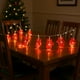 thumbnail image 5 of Guirnalda de luces LED navideñas | Decoración navideña multicolor con Papá Noel y muñeco de nieve de hierro | Luces festivas de 1,5 m | Iluminación de bajo consumo para exteriores e interiores, 5 of 6