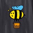 thumbnail image 4 of Pntutb Blusa de manga corta informal con estampado de festival de abejas para mujer Pntutb Pntutb-3592, 4 of 7