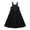 Black#women's casual dresses summer, variant on Overall Dress for Women Loose Maxi Length Button Down Jumper Dresses Summer Sleeveless Beach Vacation Dress with Pockets Navy,L
