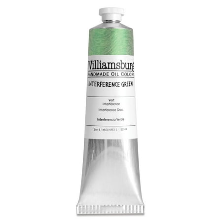 Williamsburg Handmade Oil Paint - Interference Green, 150 ml tube