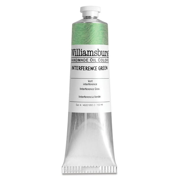 Williamsburg Handmade Oil Paint - Interference Green, 150 ml tube