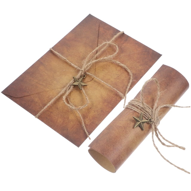 NUOLUX 5Jgo Sobres Para Cartas Fuertes Y Simples En Papel Kraft Color Café Para Uso Diario