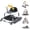 Gray, variant on XIOYIG 5 in 1 Baby Walker, Music and Lights Walker for Baby Boy Girls 6-18 Months, Foldable Baby Walkers with Wheels and Bouncer Combo Portable, Toddler Infant Walker with Adjustable Height