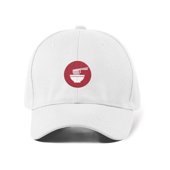 Maroon Ramen Bowl Icon Hat -Image by Shutterstock, Small