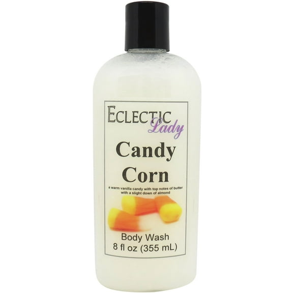 Candy Corn Body Wash by Eclectic Lady, Liquid Shower Gel for Women and Men, 8 Ounces
