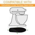 thumbnail image 2 of Mixer Slider Mat for KitchenAid 4.5-5 QT Stand Mixer, Acrylic Convenient Sliding Tray Appliance Sliders for Kitchen Appliances Kitchen Aid Mixers Accessories, Clear, 2 of 5