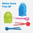 thumbnail image 4 of Kit para hacer bolas de nieve HUOGUO, juguetes de nieve de invierno para niños, 5 unidades, 4 of 5