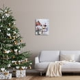 thumbnail image 2 of Stupell Industries Horse Eating Snowman Carrot Scene Holiday Painting Gallery Wrapped Canvas Print Wall Art, 2 of 5