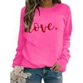 thumbnail image 6 of Vetsdori Valentine Sweatshirts for Women Crew Neck Pullover Tops Gifts for Girlfriend , Casual Valentine's Days Womens Sweatshirts Casual, 6 of 8