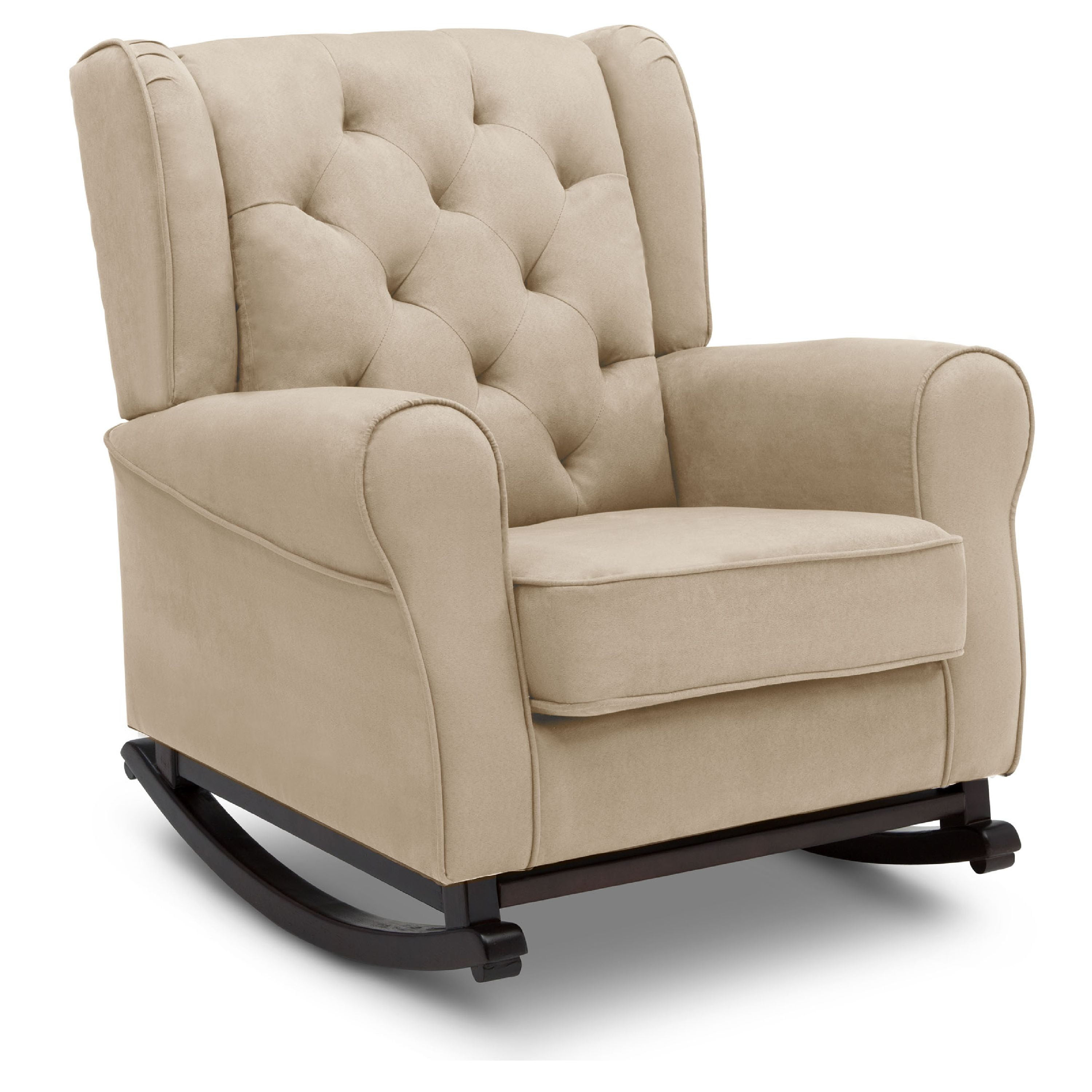 Delta Children Emma Nursery Rocking Chair, Ecru