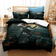 thumbnail image 3 of Juego de ropa de cama pesadilla antes de Navidad, decoración del Día de San Valentín, funda nórdica suave, Jack y Sally, funda de cama de dibujos animados, King Twin, 3 of 5