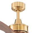 thumbnail image 2 of Maykoosh Rustic Revival Satin Brass Mcm Wood Propeller Ceiling Fan With Light Kit And Remote Controlled Feature, Ceiling Mount - 52"D x 52"W x 16.25"H, 2 of 5