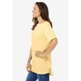 thumbnail image 3 of Woman Within Plus Size Perfect Short-Sleeve Boatneck Tunic, 3 of 6