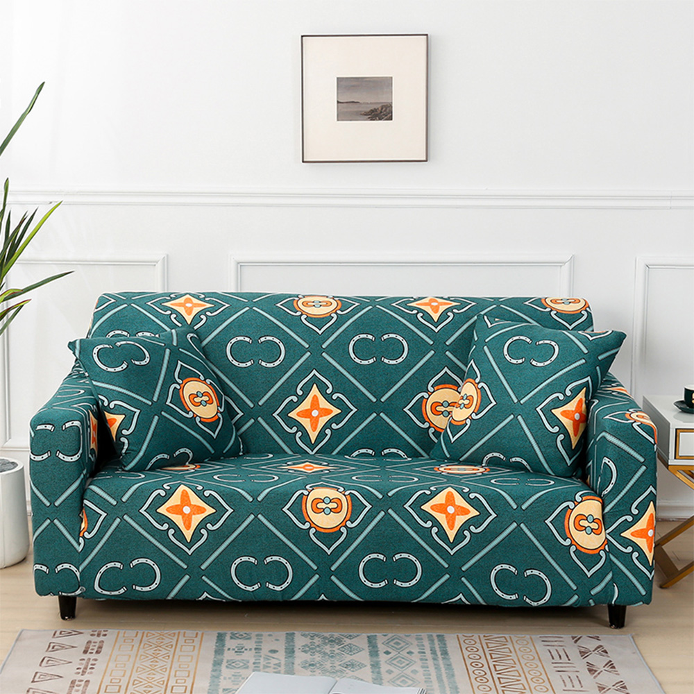 Yipa Printed Couch Cover Slipcover For 1 2 3 4 Seater Cushion Couch Floral Pattern Sofa Cover Stretch Sofa Slipcover Washable Furniture Protector Walmart Com Walmart Com