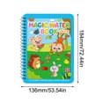 thumbnail image 3 of Hovmgk 5ml Water Painting Book, Children's Magical Watercolor Painting Set, Reusable & Mess-free Art Kit for Kids, Creative Drawing & Fine Motor Skills Development, Toddler Educational Gift, 3 of 6