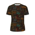thumbnail image 5 of Wukai Polynesian Turtles Print Men's Short-Sleeved Mesh T-Shirt,Quick-Dry Short Sleeve Workout T-Shirt-XX-Large, 5 of 8
