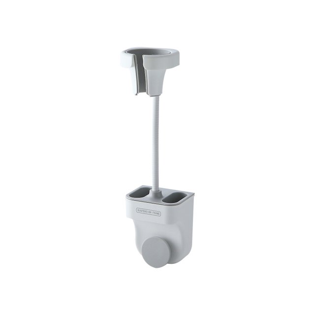 Soporte para secador de pelo Soporte para cabezal de ducha Manos libres, Soporte para secador de pelo Giratorio de 360° Ajustable, Montaje en pared Manos libres Lankey BHS00001WTV0