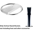 thumbnail image 4 of Console Vertical Stand for PlayStation 5/PS5 Slim/PS5 Pro Console Non-Slip Horizontal Stand Station Mount Base Holder Accessories (White), 4 of 4