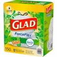 thumbnail image 3 of Glad ForceFlex Tall Kitchen White Trash Bags Original Scent (13 Gal. 150 Ct.), 3 of 5