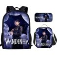 thumbnail image 1 of Adams Wednesday school bag three-piece set nylon printed student backpack children's backpack, 1 of 1