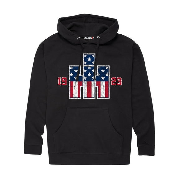 Case IH - S21 Vintage Tractor Patriotic - Men's Pullover Hoodie