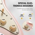 thumbnail image 4 of Donner 39" Electric Guitar, Solid Electronic Guitar for Beginner Intermediate, Pink, 4 of 8