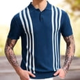 thumbnail image 1 of Styesk T-Shirts pour Hommes, Chemise d'Été Courte Tricotée Ample Décontractée pour Extérieur, 1 of 6