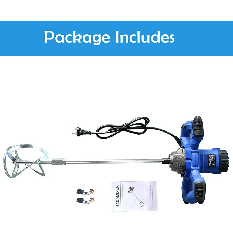 Dayplus Electric Plaster Paddle Mixer Drill Mortar Paint Cement
