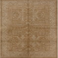 thumbnail image 1 of Ahgly Company Machine Washable Indoor Square Industrial Modern Light Brown Area Rugs, 8' Square, 1 of 7