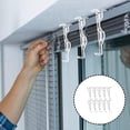 thumbnail image 4 of LEEYNEER 10 Pack Replaceable Valance Clips Plastic Blind Clips Home Blind Clips Venetian Blind Accessories, 4 of 6