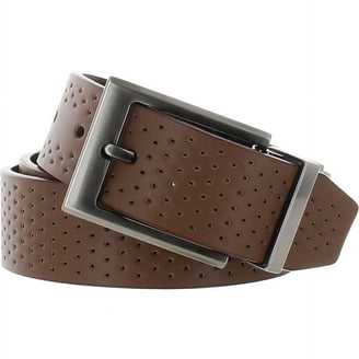 MCM Claus Reversible Belt - Cognac, Gold Buckle, Adjustable