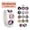 Color6, variant on Ariel Princess Stickers for Kids, 500 PCS Kids Stickers Bulk, 14 Designs Anime Cute Sticker with (1.0 Inch)