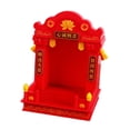 thumbnail image 2 of veasfak Buddha Shelf Statue Stand Chinese Decor Multifunctional Pooja Table Figurine Red, 2 of 9