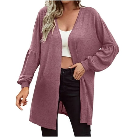 

Trench Coats for Women Fleece Jacket Women Trendy Women Solid Loose Long Sleeve Cardigan Autumn Coat Blouse Womens Cardigan on Sales Corduroy Jacket Women Pink 2XL