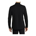 thumbnail image 2 of Mafoose Men's Moisture-Wicking Dry Zone UV Micro-Mesh Long Sleeve Pique Polo Shirt Deep Black 2XL, 2 of 4