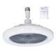 thumbnail image 2 of Ventilador de techo con luz ajustable de 85 a 265 V con base de lámpara E27 para habitación del hogar, 2 of 15