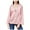 Pink - cmo, variant on Kensie Womens Satin Knit Blouse, Off White, X-Large