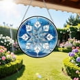 thumbnail image 4 of Outdor Stained Glass Window Hanging Sunflower Stained Glass For Windows Hanging Home For Window Teacher Birthday Sunflower For, 4 of 5