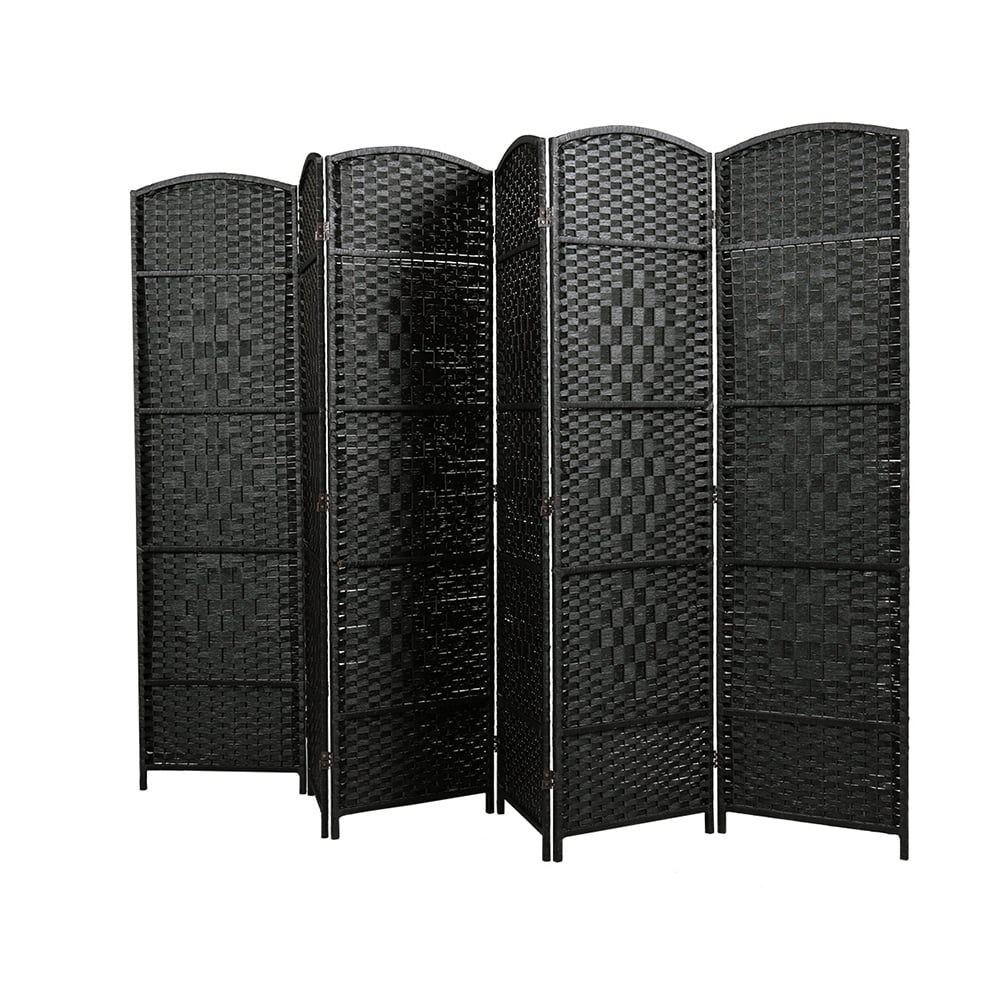 Kadyn 6 Panel Room Divider for Office, Folding Privacy Screen for Study, Freestanding Room Screen, Black Kadyn 6 Panel Room Divider for Office, Folding Privacy Screen for Study, Freestanding Room Screen, Black